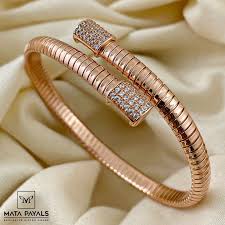 Rose Gold Kada + Ring Combo