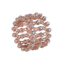 Rose Gold Kada + Ring Combo