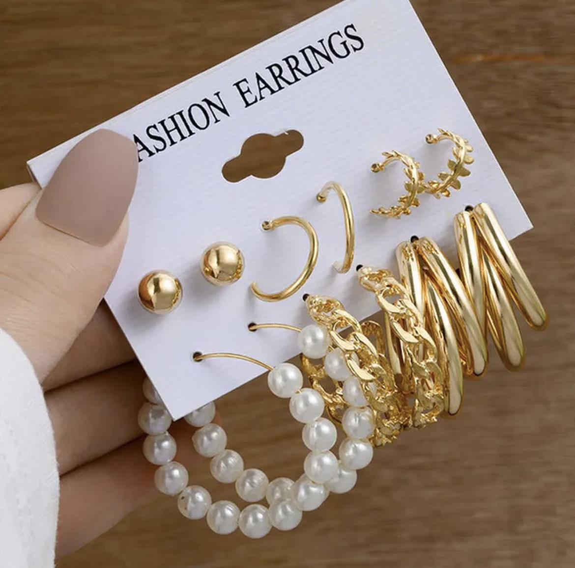 Big Hoop Earring Combo Set (Set of 6 Earrings)