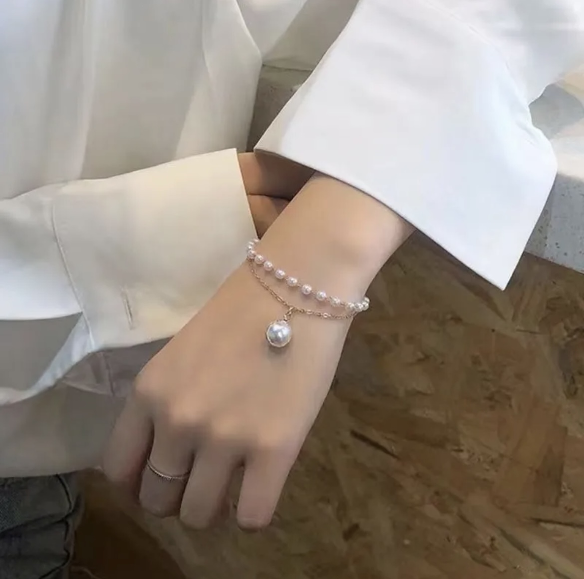 Pearl Adjustable Bracelet