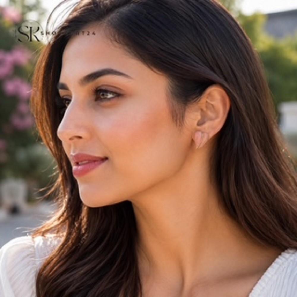 Blush Heart Earrings