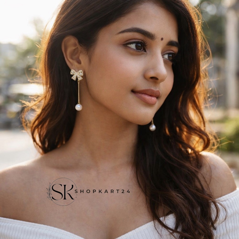 Bowknow Tassel Pearl Drop Earring