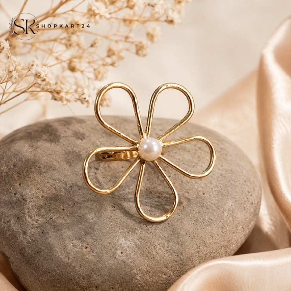 Flower Adjustable Ring