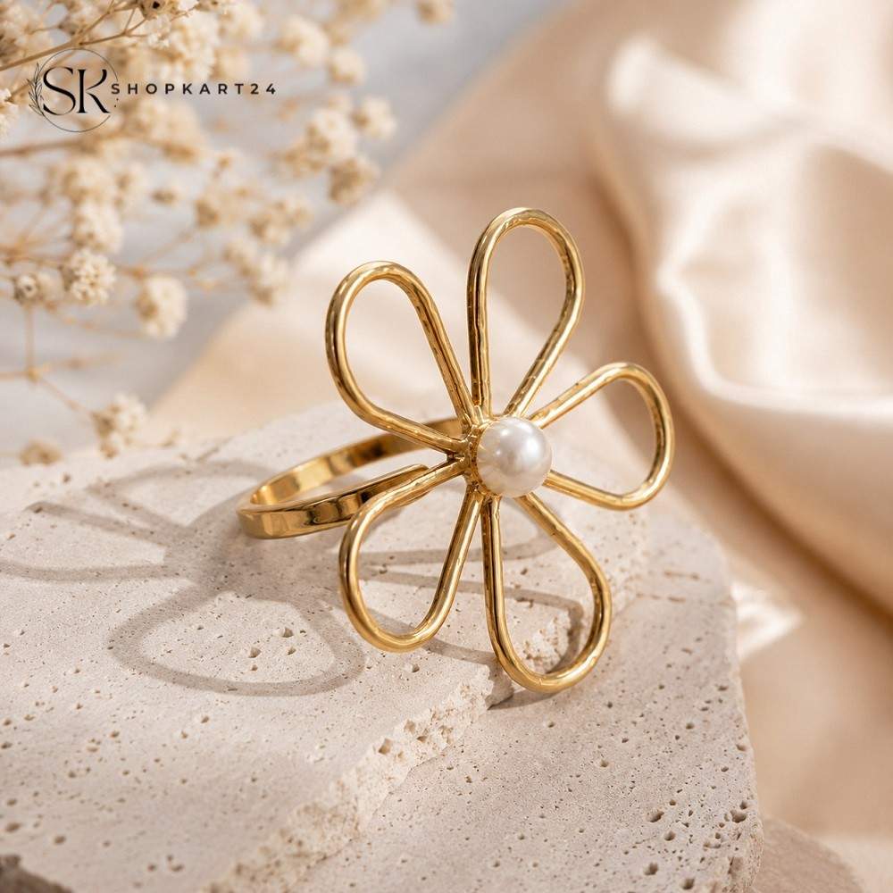 Flower Adjustable Ring