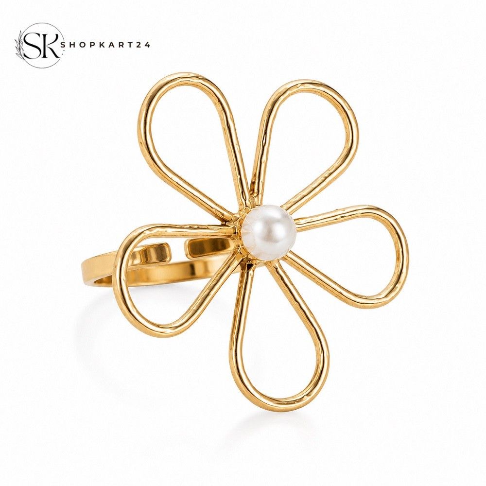 Flower Adjustable Ring