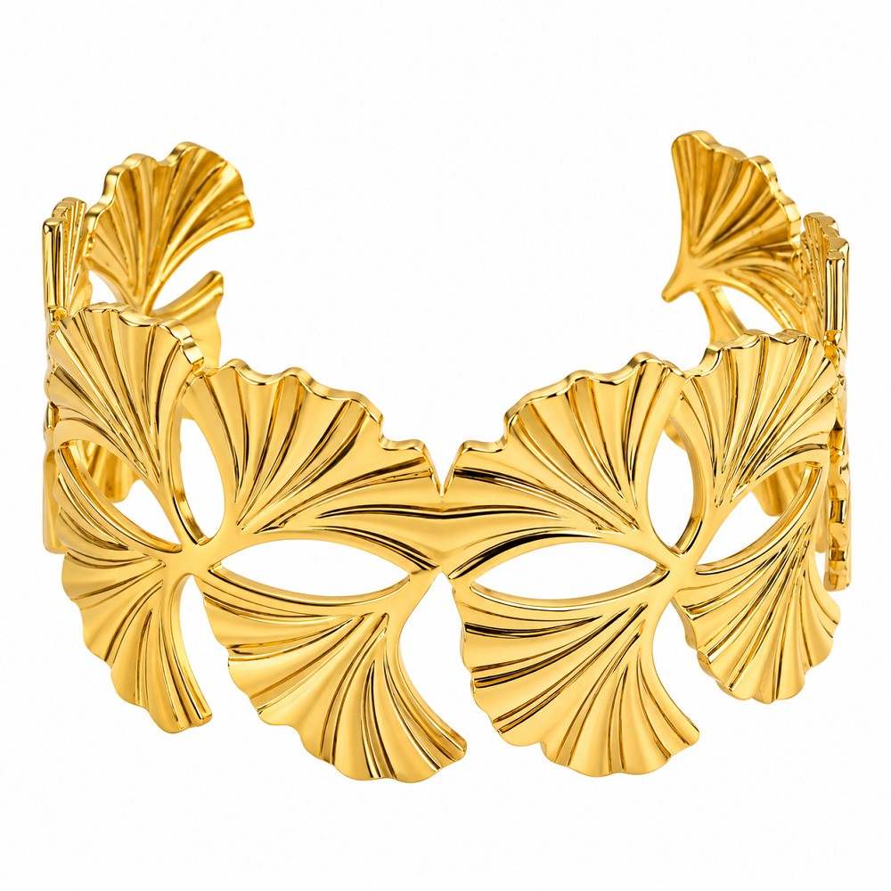 Golden Leaf Adjustable Korean Bracelet