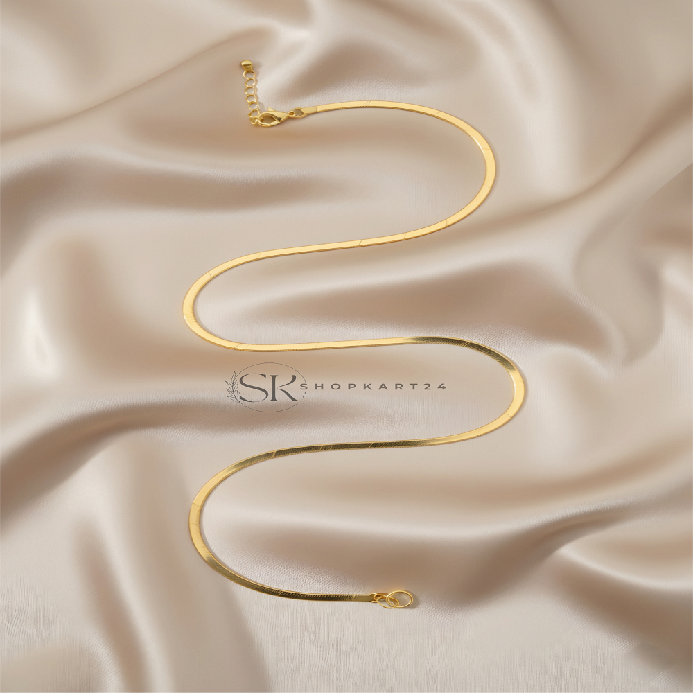 Golden Stainless Steel Snake Chain
