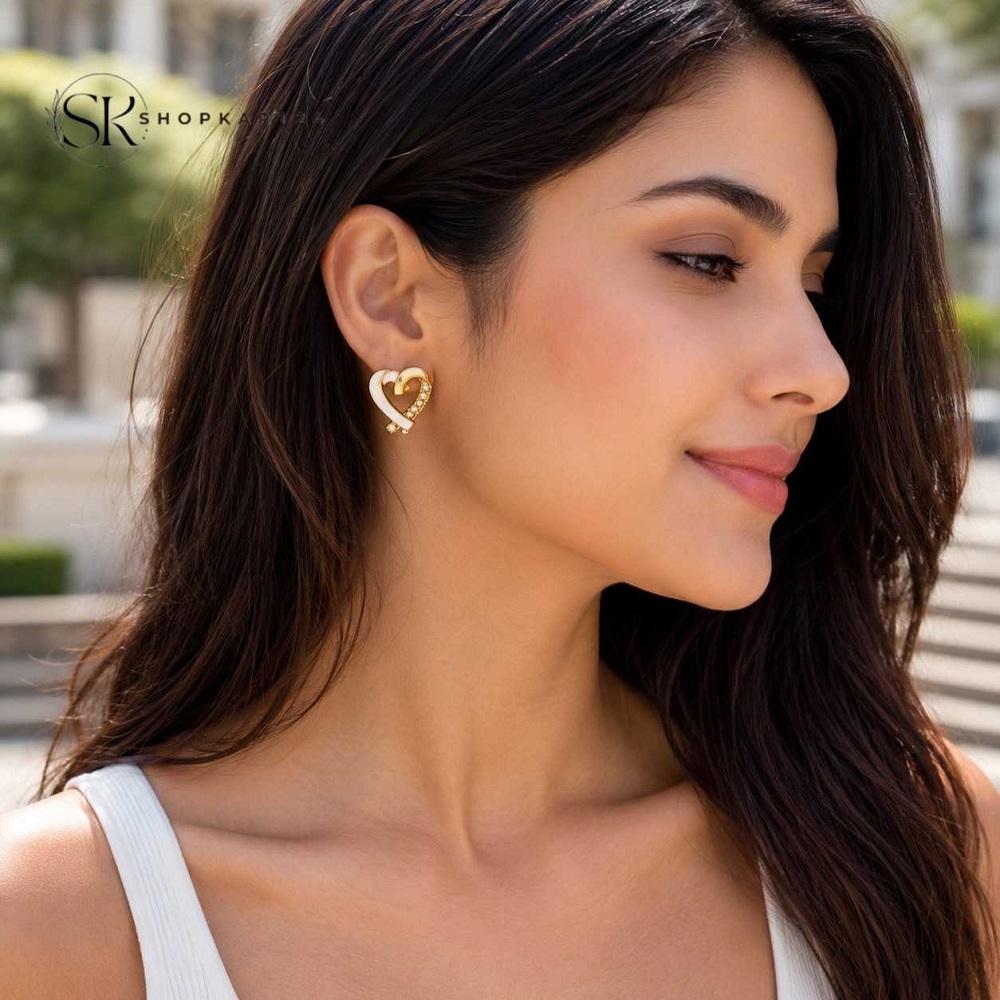 Korean Heart Glow Studs