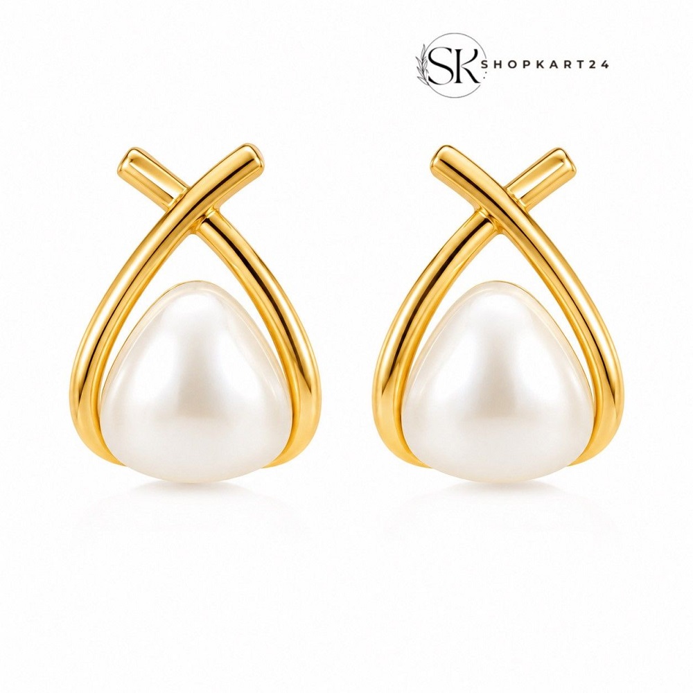 Pearl Halo Elegance Earrings