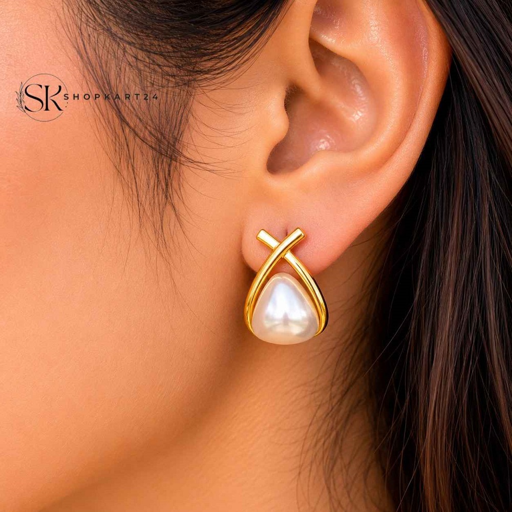 Pearl Halo Elegance Earrings