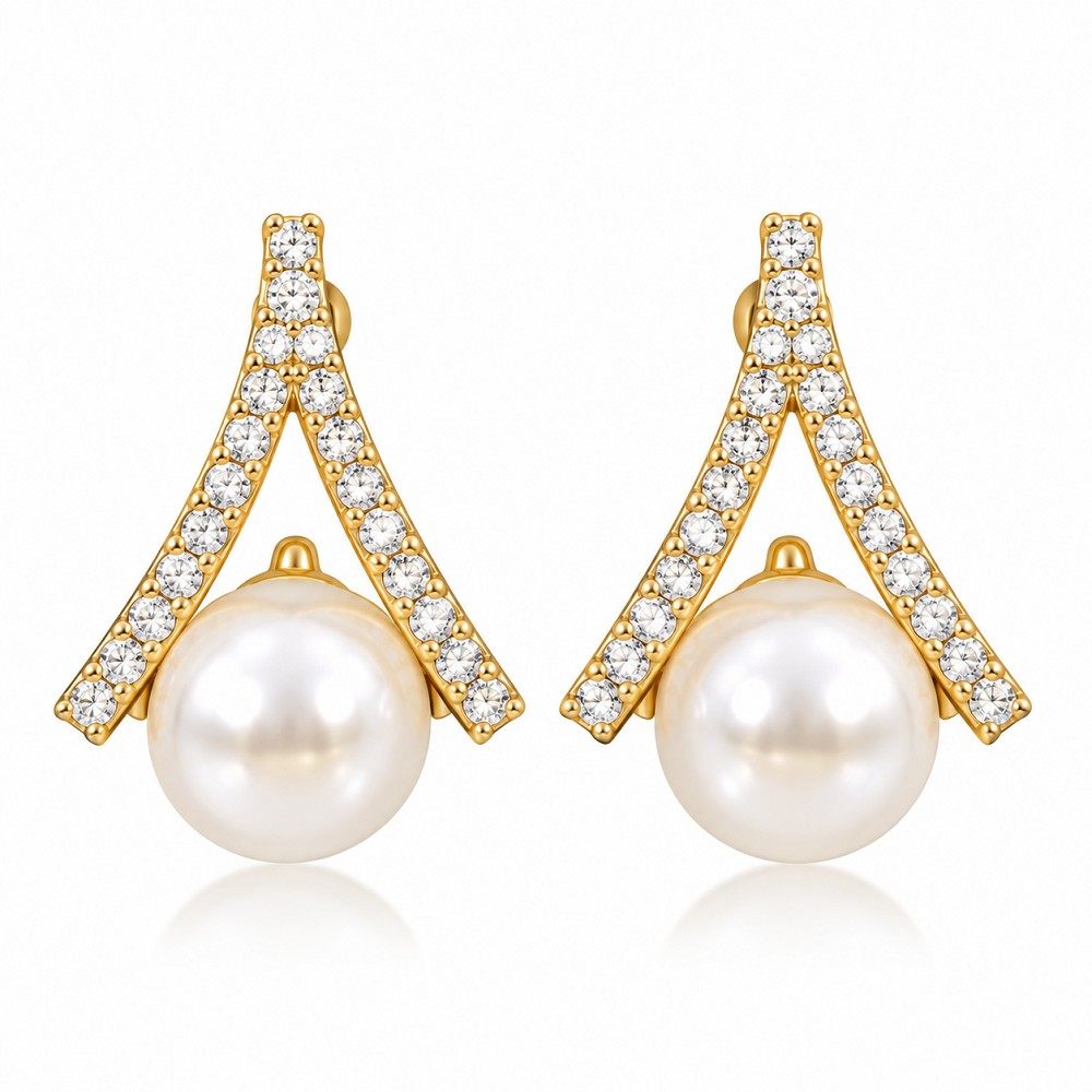 Pearl Luxe Korean Earrings