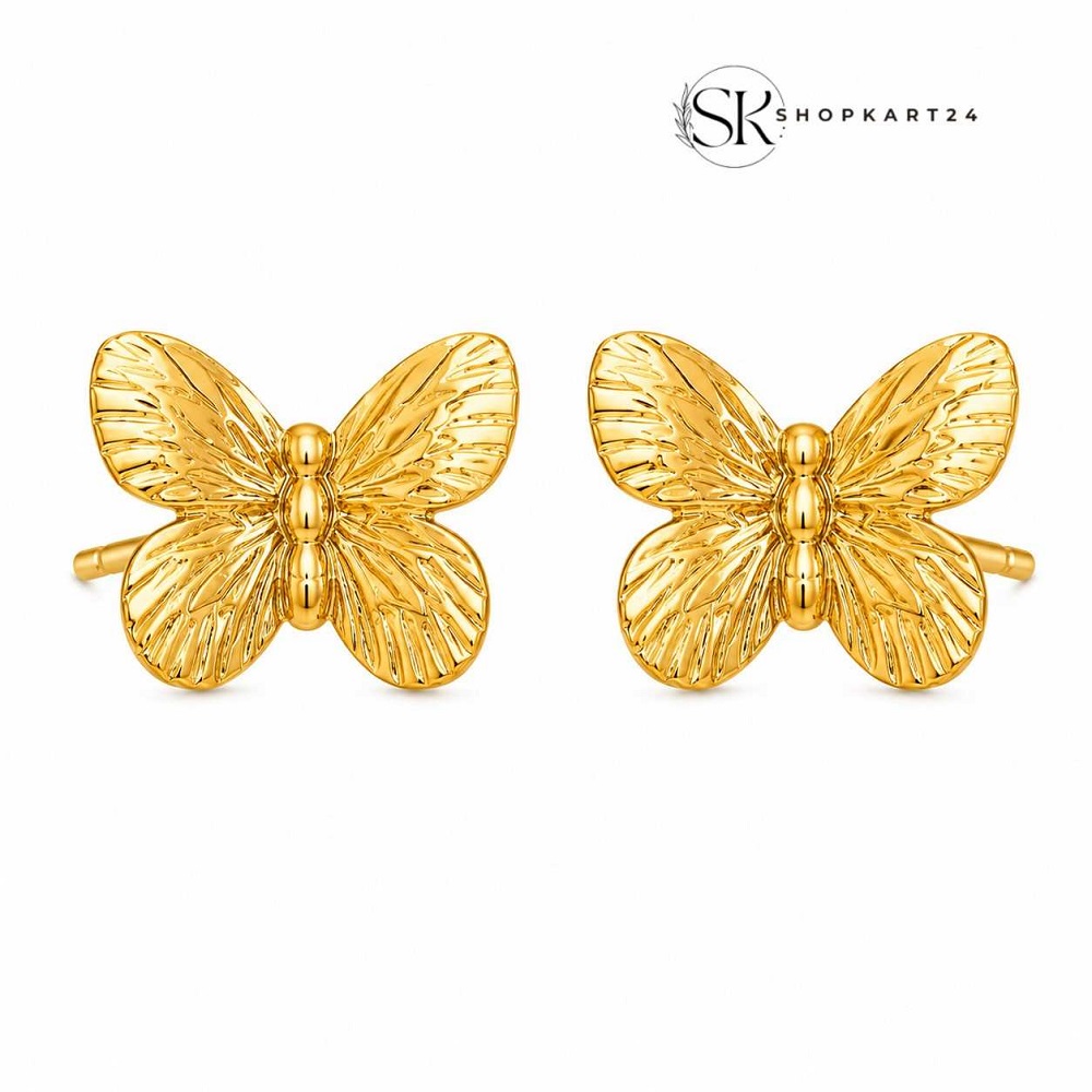 Radiant Butterfly Anti Tarnish Earrings