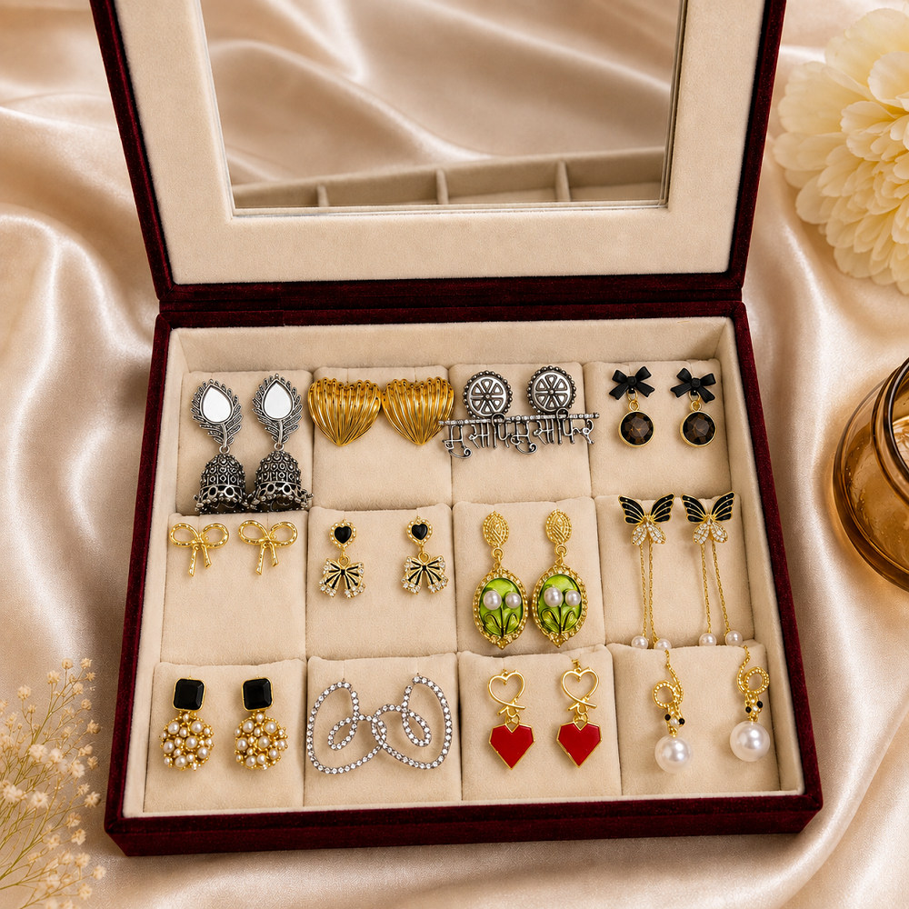 Rakhi Special Mirror Combo 2 With Stainless Steel Evil Eye
