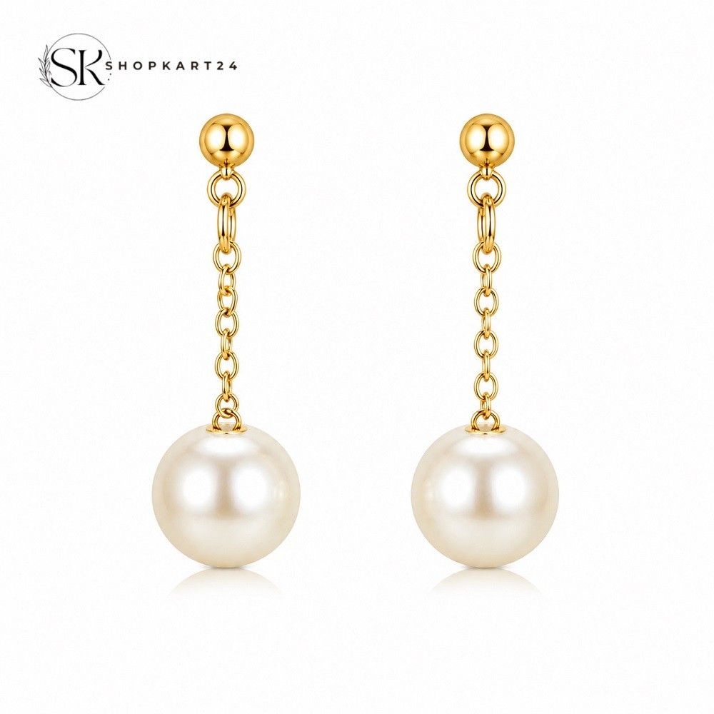 Round Pear Drop Earring