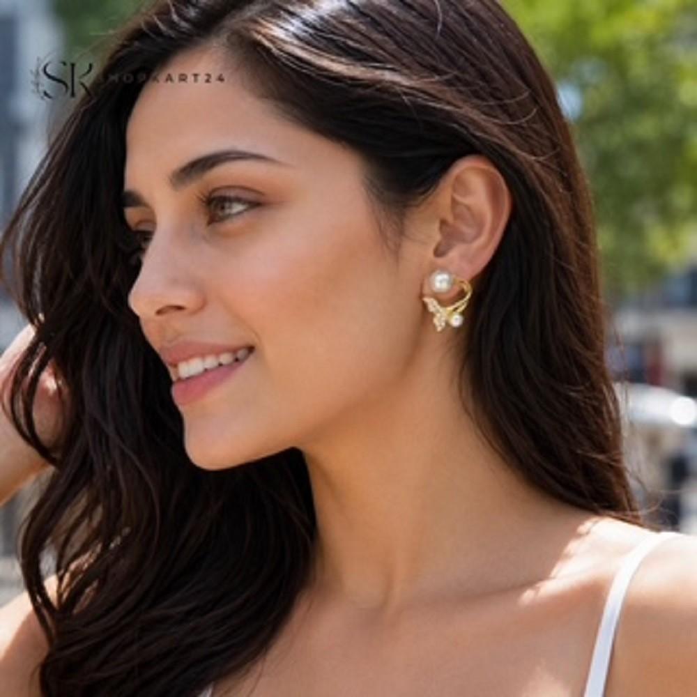Shark Fin Korean Earring