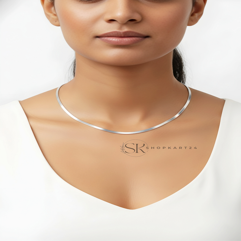 Silver Stainless Steel Snake Chain