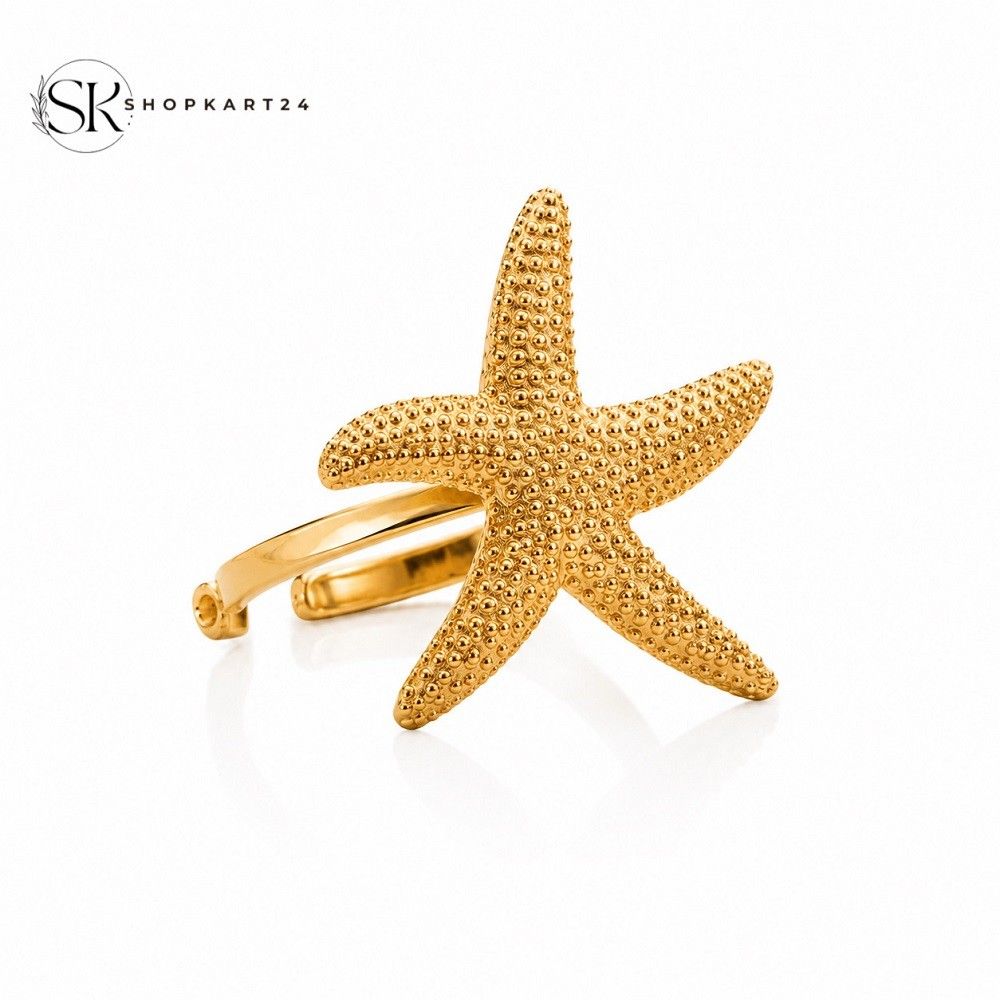 Star Fish Adjustable Ring