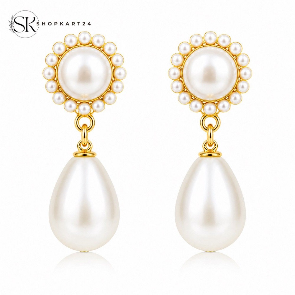 Timeless Pearl Teardrop Earrings