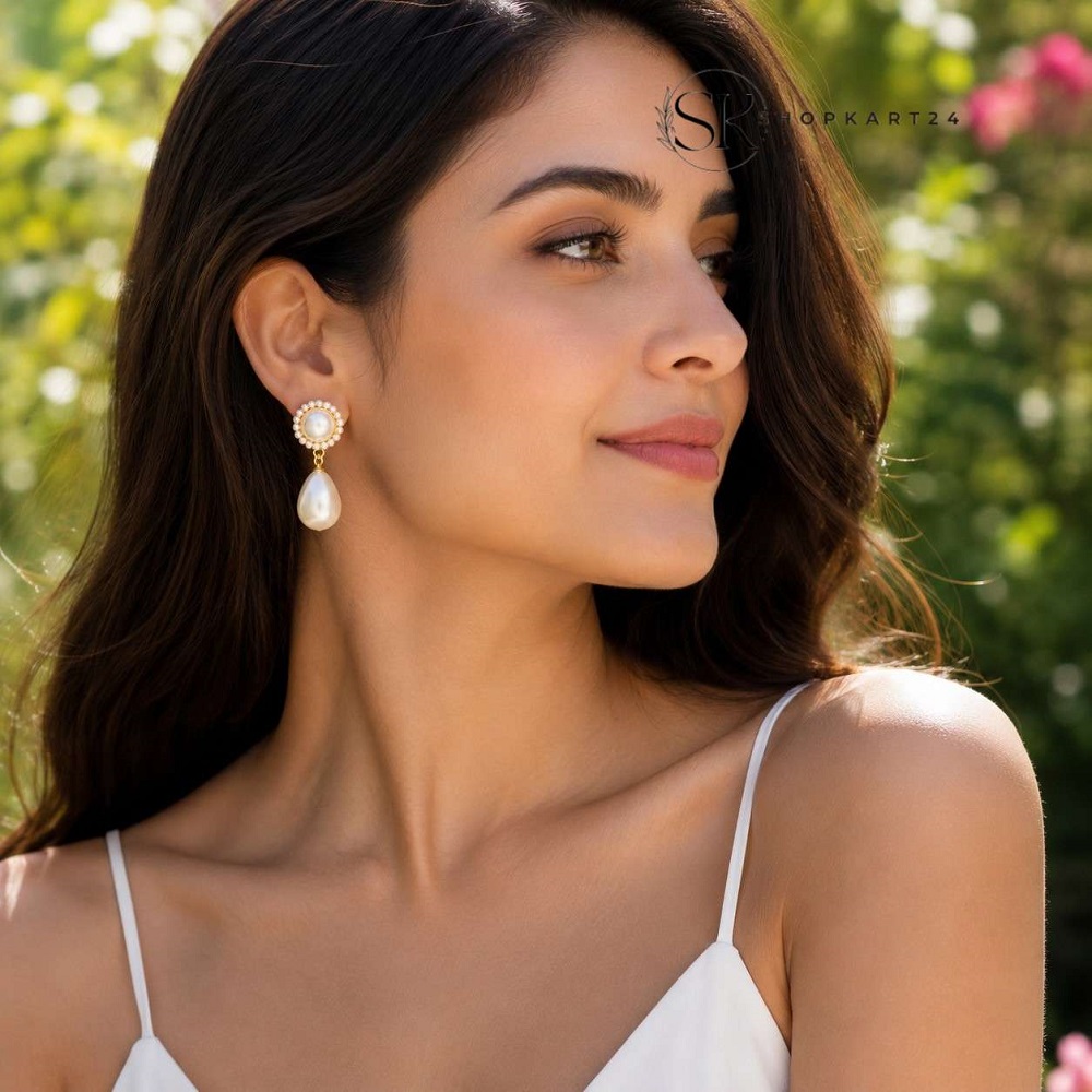 Timeless Pearl Teardrop Earrings