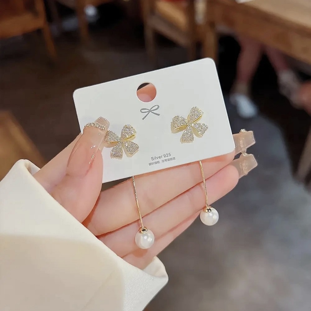 Bowknow Tassel Pearl Drop Earring