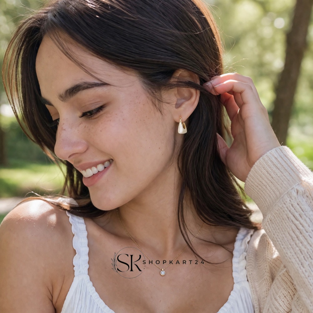 Chic Handbag-Inspired Hoop Earrings