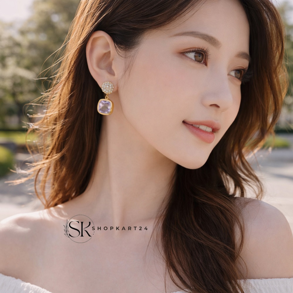 Luxury Crystal Drop Statement Earrings
