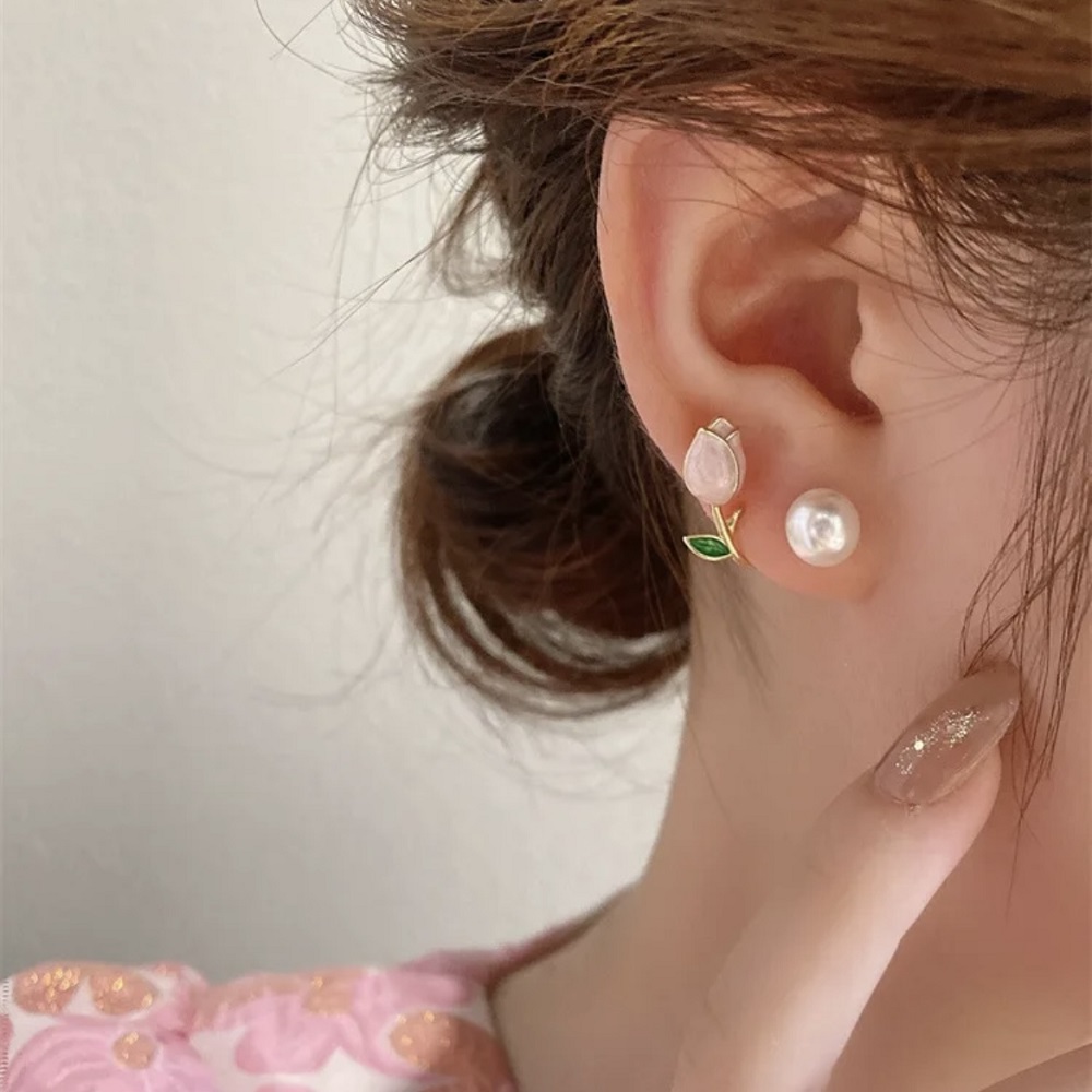 Tulip Flower Korean Earring